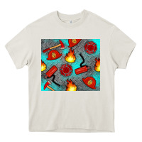 Cream firefighter equipment Heavy Core Tee - Artiststas
