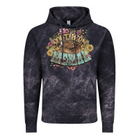 Cloud Black southern memal western flowers Vintage Hoodie - NancyCooperArtShop