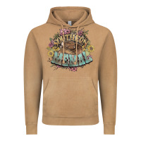 Vintage Camel southern memal western flowers Vintage Hoodie - NancyCooperArtShop