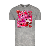 Cloud Rock valentines day cassette Vintage Tee - NancyCooperArtShop