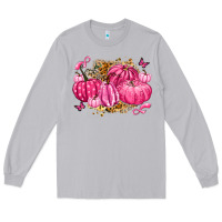 Moon Dust breast cancer awareness pink pumpkins Long Sleeve Tee - LillyAllenDesigns