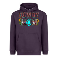 Plum Howdy mom mother's day Heavyweight Hoodie - HowdyJamesFarm