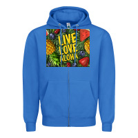True Royal live love aloha Zipper Hoodie - TumblerDesignByShophia