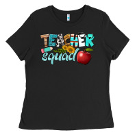 Black teacher squad Ladies Tee - BundleAndBundleShop
