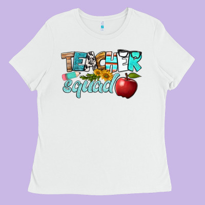 Teacher Squad Ladies Tee Designed By Bundleandbundleshop