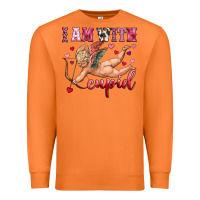 Carrot i am with cupid Premium Sweatshirt - OliviaCreatesArt