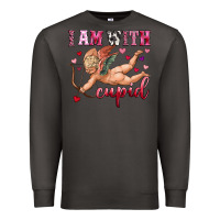 Smoke i am with cupid Premium Sweatshirt - OliviaCreatesArt