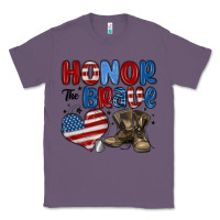 Lavender honor the brave Classic Tee - MaliasSmallBusiness