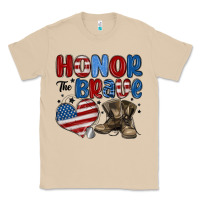 Mushroom honor the brave Classic Tee - MaliasSmallBusiness