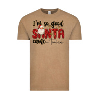 Vintage Coffee i m so good santa came twice Vintage Tee - MaliasSmallBusiness