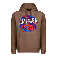 Chestnut America vibes with gnome Premium Hoodie - HowdyJamesFarm