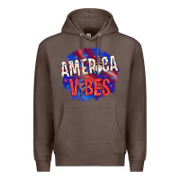 Coffee America vibes with gnome Premium Hoodie - HowdyJamesFarm