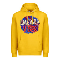 Lemon America vibes with gnome Premium Hoodie - HowdyJamesFarm