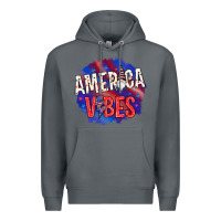 Rock America vibes with gnome Premium Hoodie - HowdyJamesFarm