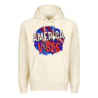 Sandshell America vibes with gnome Premium Hoodie - HowdyJamesFarm