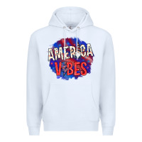 White America vibes with gnome Premium Hoodie - HowdyJamesFarm