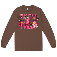 Chestnut in october we wear pink Long Sleeve Tee - LillyAllenDesigns