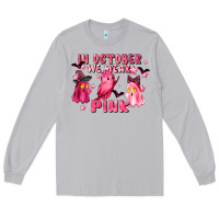 Moon Dust in october we wear pink Long Sleeve Tee - LillyAllenDesigns