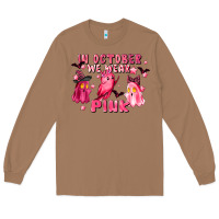 Toasted Coconut in october we wear pink Long Sleeve Tee - LillyAllenDesigns