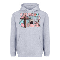 Heather Grey Easter Day A lot can happen in 3 days Heavyweight Hoodie - CowGirlArtShop