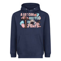 Navy Easter Day A lot can happen in 3 days Heavyweight Hoodie - CowGirlArtShop