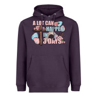 Plum Easter Day A lot can happen in 3 days Heavyweight Hoodie - CowGirlArtShop