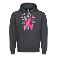 Smoke Cancer Cross Cancer Awareness Zipper Hoodie - HowdyJamesFarm
