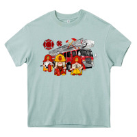 Arona fire truck gnomes Heavy Core Tee - Artiststas