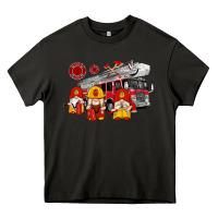 Asphalt fire truck gnomes Heavy Core Tee - Artiststas