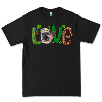 Black Western St. Patrick's Day Love Cow Premium Tee - Artiststas