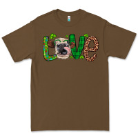 Cacao Western St. Patrick's Day Love Cow Premium Tee - Artiststas