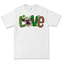 White Western St. Patrick's Day Love Cow Premium Tee - Artiststas