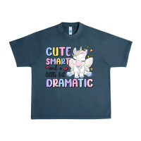 Midnight Navy cute smart and a little bit dramatic Urban Heavy Tee - MaliasSmallBusiness