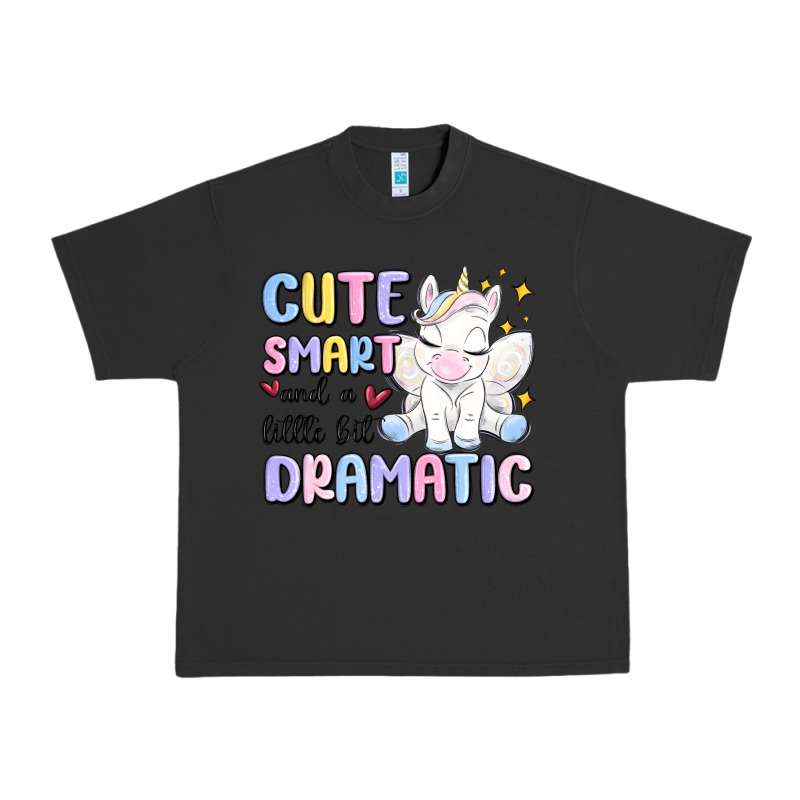 Cute Smart And A Little Bit Dramatic Urban Heavy Tee by MaliasSmallBusiness | Teevron