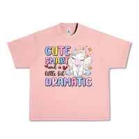 Salmon cute smart and a little bit dramatic Urban Heavy Tee - MaliasSmallBusiness