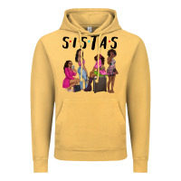 Vintage Mustard sista sisters afro black women Vintage Hoodie - NancyCooperArtShop