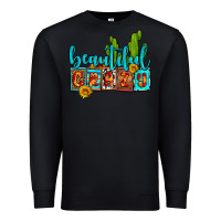 Black beautiful crazy olivia Premium Sweatshirt - OliviaCreatesArt