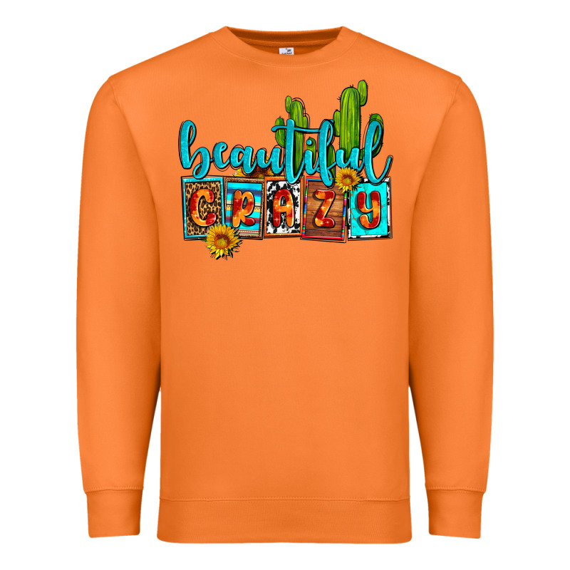 Beautiful Crazy Olivia Premium Sweatshirt by OliviaCreatesArt | Teevron