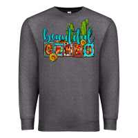 Charcoal Heather beautiful crazy olivia Premium Sweatshirt - OliviaCreatesArt