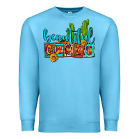 Ocean Blue beautiful crazy olivia Premium Sweatshirt - OliviaCreatesArt