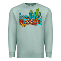 Seafoam beautiful crazy olivia Premium Sweatshirt - OliviaCreatesArt