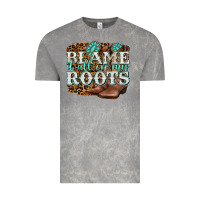 Cloud Rock blame it all on my roots Vintage Tee - NancyCooperArtShop