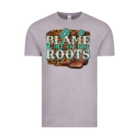 Vintage Zinc blame it all on my roots Vintage Tee - NancyCooperArtShop