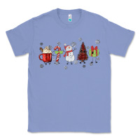 Colony Blue Cartoon Christmas Characters Classic Tee - MaliasSmallBusiness
