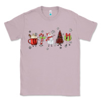 Lilac Cartoon Christmas Characters Classic Tee - MaliasSmallBusiness