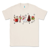Natural Cartoon Christmas Characters Classic Tee - MaliasSmallBusiness