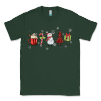 Sports Green Cartoon Christmas Characters Classic Tee - MaliasSmallBusiness