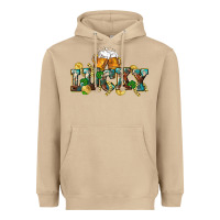 Mushroom Lucky beers St. Patrick's Day Heavyweight Hoodie - CowGirlArtShop