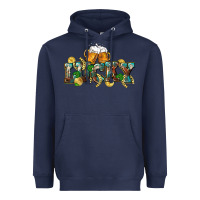 Navy Lucky beers St. Patrick's Day Heavyweight Hoodie - CowGirlArtShop