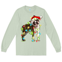 Matcha christmas chocolate boston terrier Long Sleeve Tee - LillyAllenDesigns